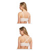 Carole Martin - Seamless wirefree padded crossover comfort bra - Blush - Plus Size - 3