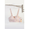 Carole Martin - Seamless wirefree padded crossover comfort bra - Blush - Plus Size - 5