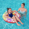 Inflatable vinyl pool float - 36" Pink ring - 4