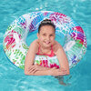Inflatable vinyl pool float - 36" Blue ring - 2