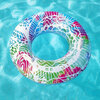 Inflatable vinyl pool float - 36" Blue ring - 7