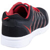 Chaussures de sport légèrs en mesh pour hommes aux couleurs contrastées - Noir et rouge - 4