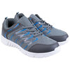 Men's lightweight mesh sneakers in contrast colors - Grey & blue - 2