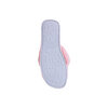 Faux fur flip flop slippers - Pink - 5