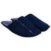 Terry cloth slipper with fleece interior - Navy - 2