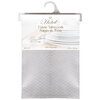 CHELTON collection - Jacquard fabric table cloth, 52"x70" - White honeycomb