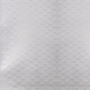CHELTON collection - Jacquard fabric table cloth, 52"x70" - White honeycomb - 2