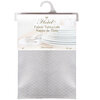 CHELTON collection - Jacquard fabric table cloth, 60" - White honeycomb