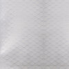 CHELTON collection - Jacquard fabric table cloth, 60" - White honeycomb - 2