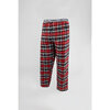 Yves Martin - Flannel sleep pants, red plaid - Plus Size