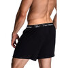 Yves Martin - Men's solid jersey boxers, black - Plus Size - 3