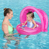 Inflatable baby float with shade - 8