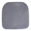 Microfiber chair pad set, 14"x14", pk. of 2 - Blue