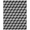 FUN PACK Collection - Tumbling Blocks rug, 4'x5'