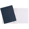 Paper duo-tang folder with fasteners - Navy - 2
