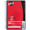 Hilroy - 5 subject spiral notebook, 300 pages - 2
