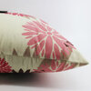 Velvet-feel decorative cushion, 17.5"x17.5" - Rose flowers - 2
