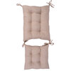 Coussin de chaise ber&ccedil;ante &agrave; dossier haut - Beige - 3