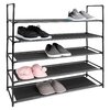 5-tier stackable metal shoe rack - 20 pairs - 2