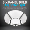 Bell and Howell - Hex Bulb Ultra White 6 panel adjustable LED light - 2