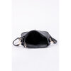 Textured faux-leather saddle cross-body bag - 5