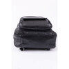 Faux leather fashion backpack with flap velcro pocket - 4