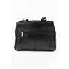 Leather shoulder bag with multiple compartments - 2