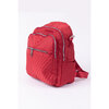 Nylon backpack with quilted chevron pocket - 2