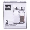 Salt & pepper shaker set, 2pcs - 3