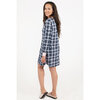 Ultra soft nightgown, pink and blue plaid - 3