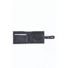 Leather RFID trifold wallet with side-flip wing and ID window - 3