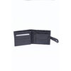 Leather RFID trifold wallet with side-flip wing and ID window - 4