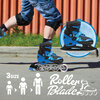 Rugged Racers - Kids adjustable, convertible rollerblades & ice skates - Medium - 5