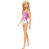 Mattel - Barbie - Beach doll, pink floral bathing suit - 3