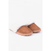 Kensie - Boxed faux fur slide slippers - Cognac - 2