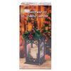Christmas decorative portable lantern w/LED flameless candle - 2