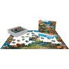 Eurographics - 2 pack puzzle set - Janene Grende, Bertie's Bird Seed Fly-In & Old Country General Store, 300 pcs - 7