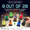 Among Us :  Coéquipiers Série 1, coffret de luxe de figurines de tampon à collectionner, paq. de 8 - 3