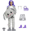 Mattel - Barbie - Cutie Reveal doll in puppy plush costume & mini pet - 4