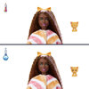 Mattel - Barbie - Poupée Cutie Reveal en costume de chaton en peluche et mini animal de compagnie - 3