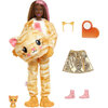Mattel - Barbie - Poupée Cutie Reveal en costume de chaton en peluche et mini animal de compagnie - 4
