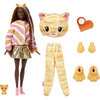 Mattel - Barbie - Poupée Cutie Reveal en costume de chaton en peluche et mini animal de compagnie - 5