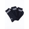 Realtree - Chaussettes comfortables rembourrées en coton, 3 paires - Noir - 2
