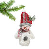 Décorations de sapin de Noël, bonhomme de neige en tissu (vendu assorti) - 2