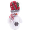 Christmas tree ornaments, fabric snowman (sold assorted) - 3