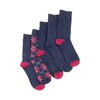 Dress socks, assorted colours - Value pack, 5 pairs - 2