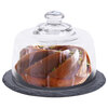 Anchor Hocking - Slate serving tray with dome