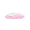 Knitted socks slippers with sherpa lining - Pink