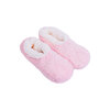 Knitted socks slippers with sherpa lining - Pink - 2