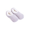 Knitted socks slippers with sherpa lining - Grey - 2